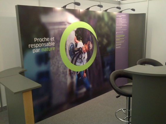 Image R&eacute;alisation d'un stand pour la soci&eacute;t&eacute; Cridec - Exposition de Cossonay / Vaud